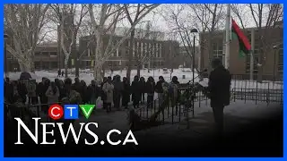 Snow no barrier as UWindsor marks fourth annual Pan-African flag raising