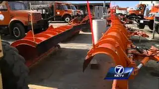 Snow plows ready, waiting for first snowfall