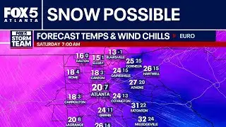 Snow possible in Atlanta, deep freeze | FOX 5 News