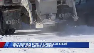 Snow removal efforts continue in Roanoke