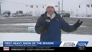 Snow report from Cranberry Township, Pennsylvania