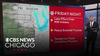 Snow retuning to Chicago area by weekend. Here