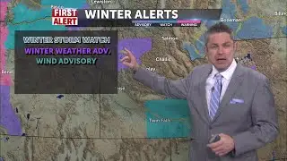 Snow showers and wind advisory - Jeff Roper - 3-23-23 Thu