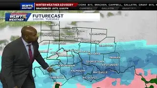 Snow showers begin to taper out