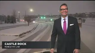 Snow Slows Down The Afternoon Commute For Many