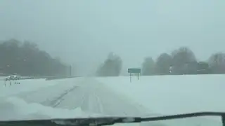 Snow slows in Forsyth County