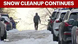 Snow storm cleanup continues in the DC region