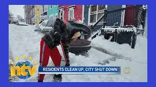 Snow storm slams Avalon, shuts down schools and businesses