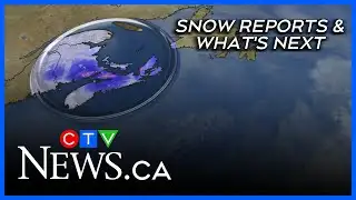 Snow total reports, a third storm in the extended forecast