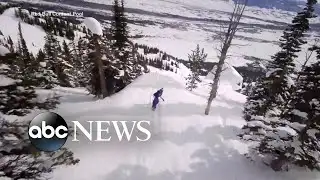 Snowboarding event goes back to nature