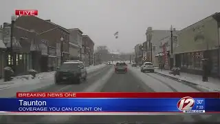 Snowfall Creates Slick Road Conditions