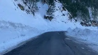 Snowfall in murree ayubia January 2026