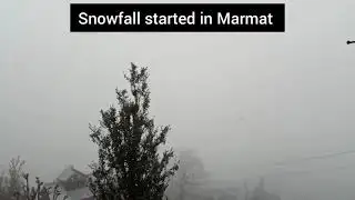 Snowfall started in Marmat || 23-01-2021
