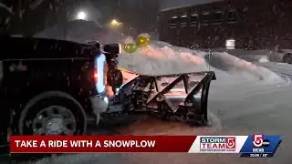 Snowplow drivers helping to dig out roadways, runways after winter storm