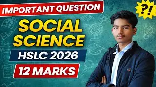 Social Science Common Questions for HSLC 2026 Direct Common Questions | Dolfin Education 