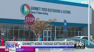 Software glitch slows ballot count in Gwinnett