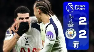 Solanke Scorpion KICK! City COLLAPSE! Tottenham 2-2 Man City Highlights