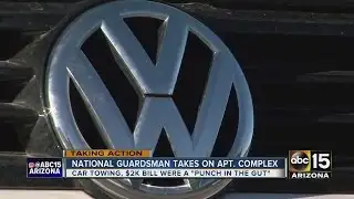 Soldier’s car towed over expired registration tags