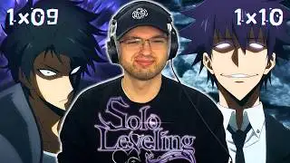 Solo Leveling Season 1 Episode 9 & 10 Reaction | First Time Watching