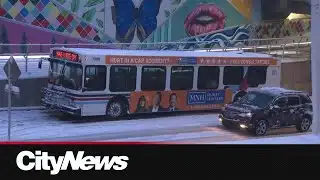 Some Calgary Transit buses struggling with slick conditions