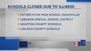 Some Middle TN schools closed due to illness