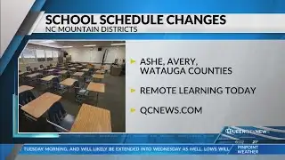 Some mountain school districts move to online learning on Tuesday