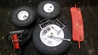 Some really good news, installed the second fuel tank, stripped down the tricycle