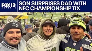 Son surprises Seahawks-loving dad with NFC championship game tickets
