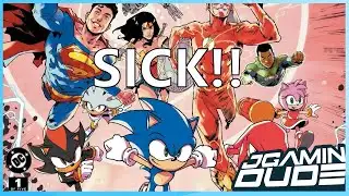SONIC NEWS - DC Crossover Comics Look Amazing