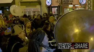 Sound demonstration at Alex Pretti shooting site in Minneapolis