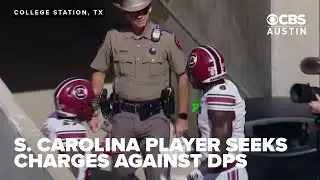 South Carolina football player seeks charges against Texas DPS trooper after confrontation