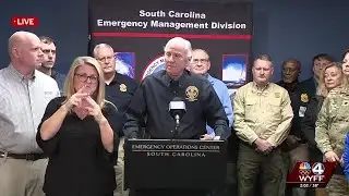 South Carolina state officials give update on ice storm preparations