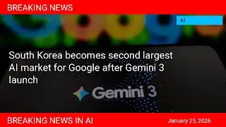South Korea becomes second largest AI market for Google after Gemini 3 launch