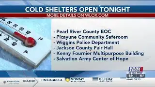 South MS cold weather shelters open amid freezing temperatures