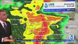 Southern California braces for powerful Christmas storm - Monday 7 a.m. forecast