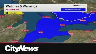 Southern Ontario under extreme cold warning