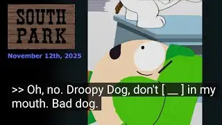 Southpark November 12: "POOP EATER" Kyle