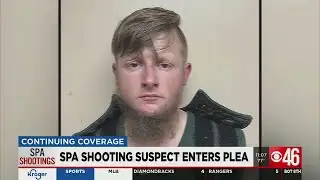 Spa shooting suspect enters plea