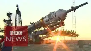 Space rocket: Up close & personal (360 video) - BBC News