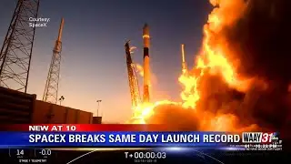 SpaceX Breaks Same Day Launch Record