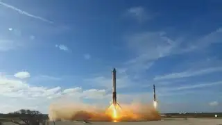 SpaceX launches Falcon Heavy in dramatic maiden flight