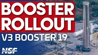 SpaceX rolls Flight 12 Booster 19 to Masseys