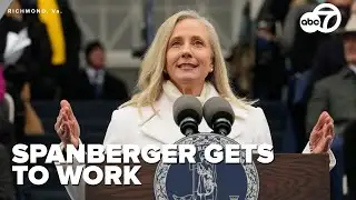Spanberger signs first executive orders as Virginia governor