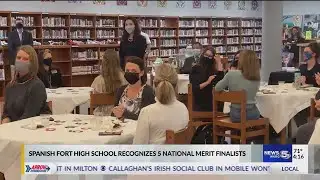 Spanish Fort High School recognizes 5 National Merit Finalists