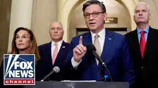 Speaker Johnson briefs amid high-stakes shutdown vote