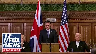 Speaker Johnson makes HISTORY with UK Parliament address
