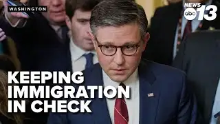 Speaker Johnson shares GOP approach to immigration after partial government shutdown ends