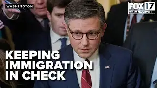 Speaker Johnson shares GOP approach to immigration after partial government shutdown ends