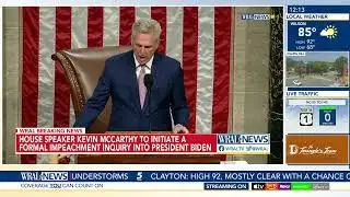 Speaker Kevin McCarthy supports House Panel to open Biden impeachment inquiry