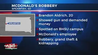 Spearfish man arrested for robbing McDonalds